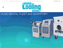 Tablet Screenshot of portablecoolingsystems.com